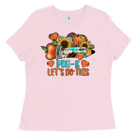 Bubblegum Pink pre k let's do this Ladies Tee - JahusDesignShop