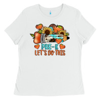 White pre k let's do this Ladies Tee - JahusDesignShop