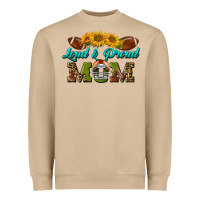 Mushroom Western Loud And Proud Mom Heavyweight Sweatshirt - BundleAndBundleShop