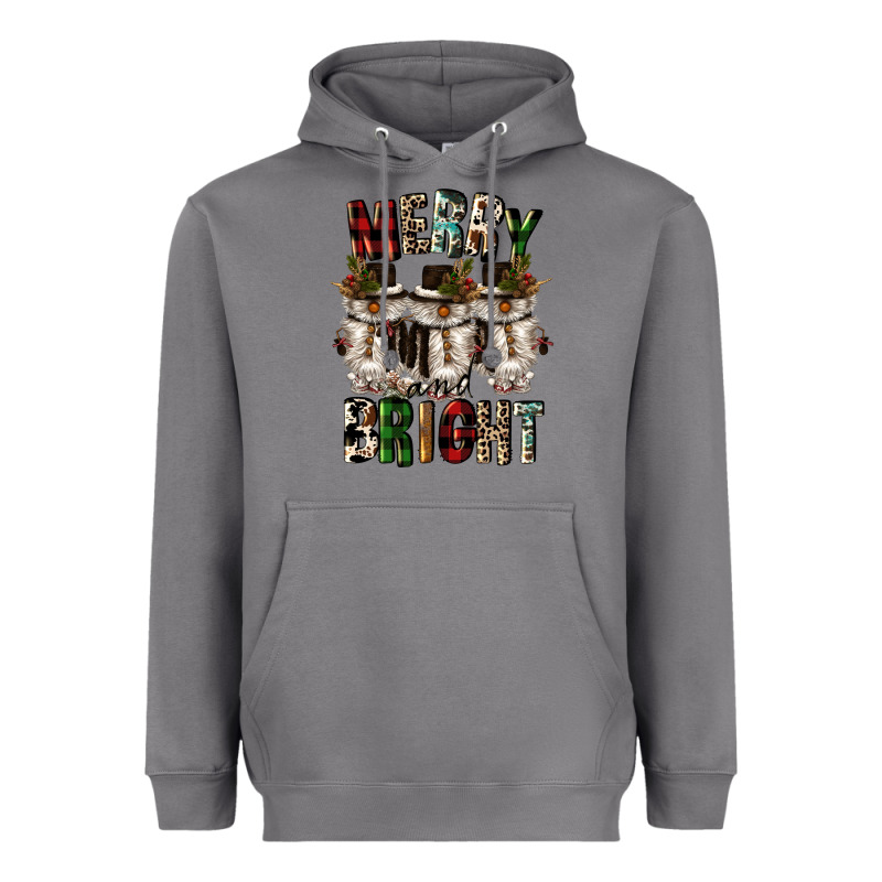 Merry And Bright Heavyweight Hoodie by CowGirlArtShop | Teevron