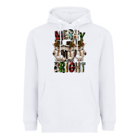 White merry and bright Heavyweight Hoodie - CowGirlArtShop