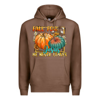 Chestnut fall for jesus he never fails Premium Hoodie - CowGirlArtShop
