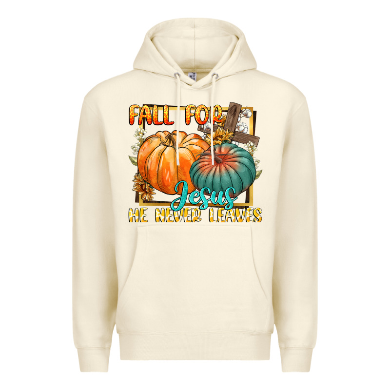 Fall For Jesus He Never Fails Premium Hoodie by CowGirlArtShop | Teevron