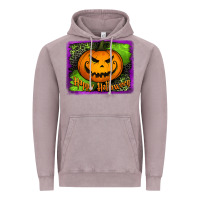 Vintage Zinc happy halloween jack o' lantern pumpkin Vintage Hoodie - Jasminsmagicworld