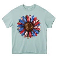 Arona usa flag camouflage sunflower Heavy Core Tee - JahusDesignShop