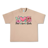 Burro peace love books Urban Heavy Tee - MaliasSmallBusiness
