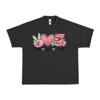 Pigment Black peace love books Urban Heavy Tee - MaliasSmallBusiness