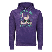 Cloud Purple don't worry be hoppy Vintage Hoodie - MaliasSmallBusiness