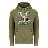 Vintage Olive don't worry be hoppy Vintage Hoodie - MaliasSmallBusiness
