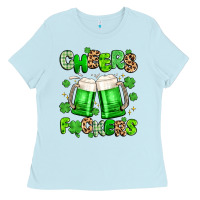 Baby Blue cheers fuckers Ladies Tee - Artiststas