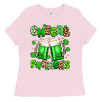 Bubblegum Pink cheers fuckers Ladies Tee - Artiststas