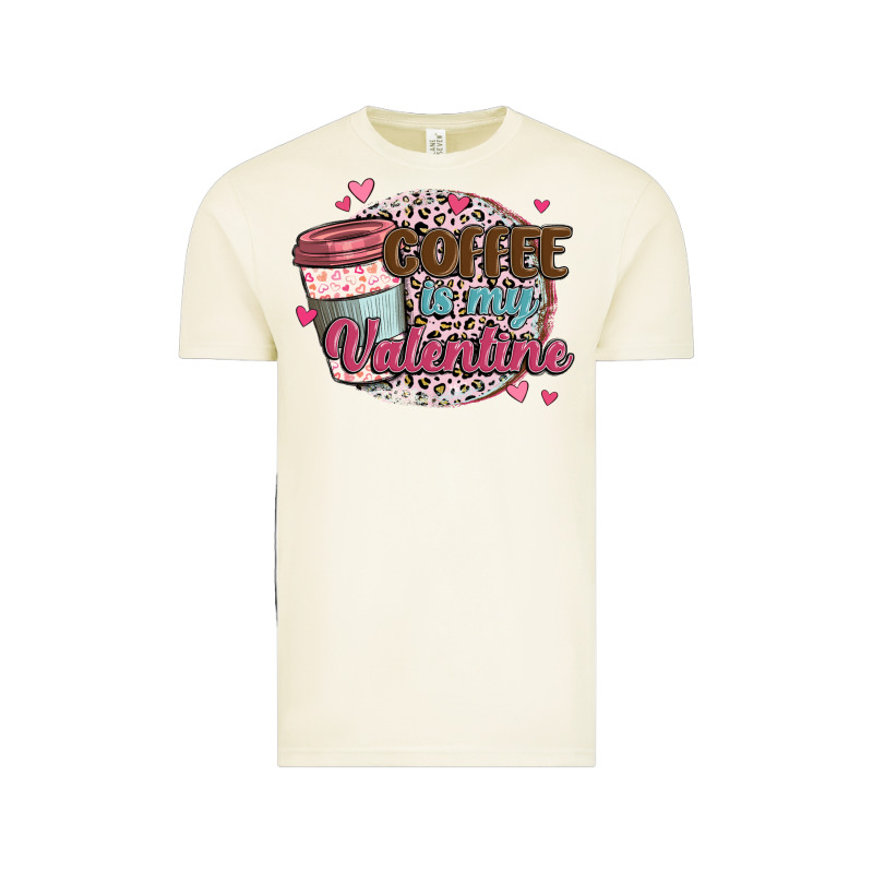 Coffee Is My Valentine Vintage Tee by MaliasSmallBusiness | Teevron