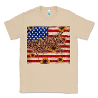 Mushroom American flag leopard sunflower Classic Tee - JahusDesignShop
