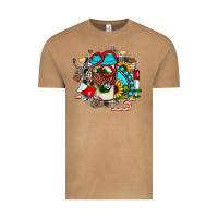 Vintage Camel Christmas sunflower gemstone nurse Vintage Tee - JahusDesignShop