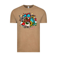 Vintage Coffee Christmas sunflower gemstone nurse Vintage Tee - JahusDesignShop