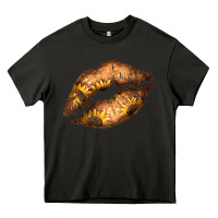 Asphalt Western Sunflower Lips Heavy Core Tee - Bettercallsaul