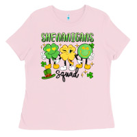 Bubblegum Pink shenanigans squad Ladies Tee - Artiststas