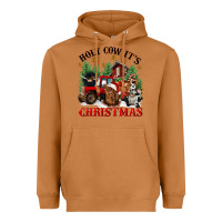 Meerkat holy cow its christmas Heavyweight Hoodie - CowGirlArtShop