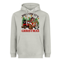 Moon Dust holy cow its christmas Heavyweight Hoodie - CowGirlArtShop