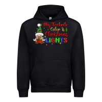 Black my favorite color is christmas lights Urban Hoodie - BundleAndBundleShop