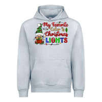 Heather Grey my favorite color is christmas lights Urban Hoodie - BundleAndBundleShop