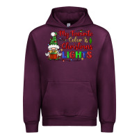 Mauve Wine my favorite color is christmas lights Urban Hoodie - BundleAndBundleShop