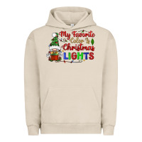 Pigment French Oak my favorite color is christmas lights Urban Hoodie - BundleAndBundleShop
