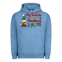 Pigment Pebble Blue my favorite color is christmas lights Urban Hoodie - BundleAndBundleShop