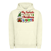 Pigment Pistachio my favorite color is christmas lights Urban Hoodie - BundleAndBundleShop