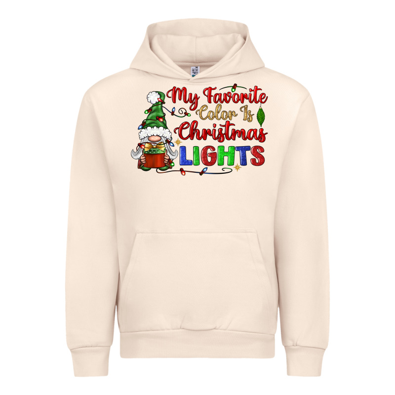 My Favorite Color Is Christmas Lights Urban Hoodie by BundleAndBundleShop | Teevron