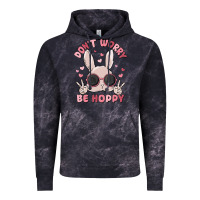 Cloud Black don't worry be hoppy Vintage Hoodie - MaliasSmallBusiness