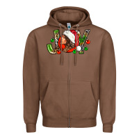 Chestnut Joy with woman Zipper Hoodie - NancyCooperArtShop