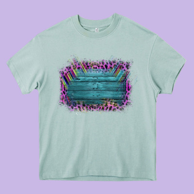 Aztec Wood Leopard Frame Heavy Core Tee Designed By Bettercallsaul