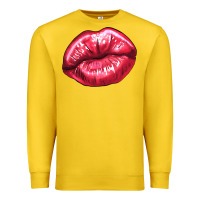 Lemon Lip mark Valentine's Day Premium Sweatshirt - HowdyJamesFarm