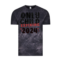 Cloud Black only child expiring 2024 Vintage Tee - MaliasSmallBusiness