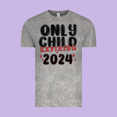 Only Child Expiring 2024 Vintage Tee Designed By Maliassmallbusiness