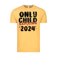 Vintage Mustard only child expiring 2024 Vintage Tee - MaliasSmallBusiness