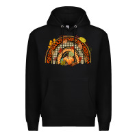Black fall rainbow Premium Hoodie - CowGirlArtShop