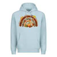 Blue Mist fall rainbow Premium Hoodie - CowGirlArtShop