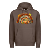 Coffee fall rainbow Premium Hoodie - CowGirlArtShop
