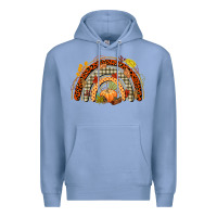 Colony Blue fall rainbow Premium Hoodie - CowGirlArtShop