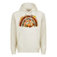 Oatmeal Heather fall rainbow Premium Hoodie - CowGirlArtShop