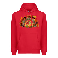 Red fall rainbow Premium Hoodie - CowGirlArtShop