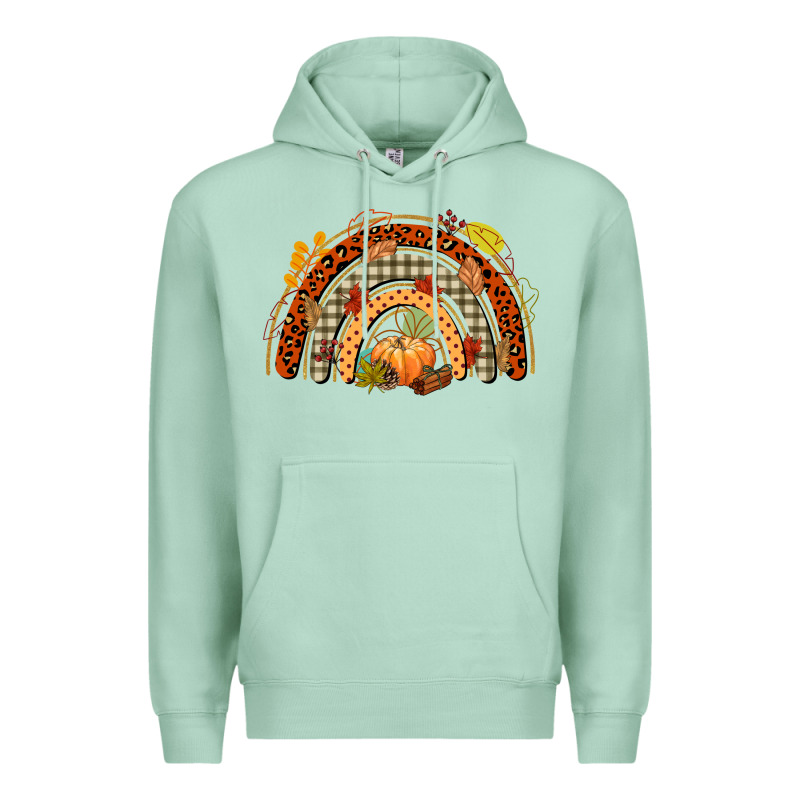 Fall Rainbow Premium Hoodie by CowGirlArtShop | Teevron