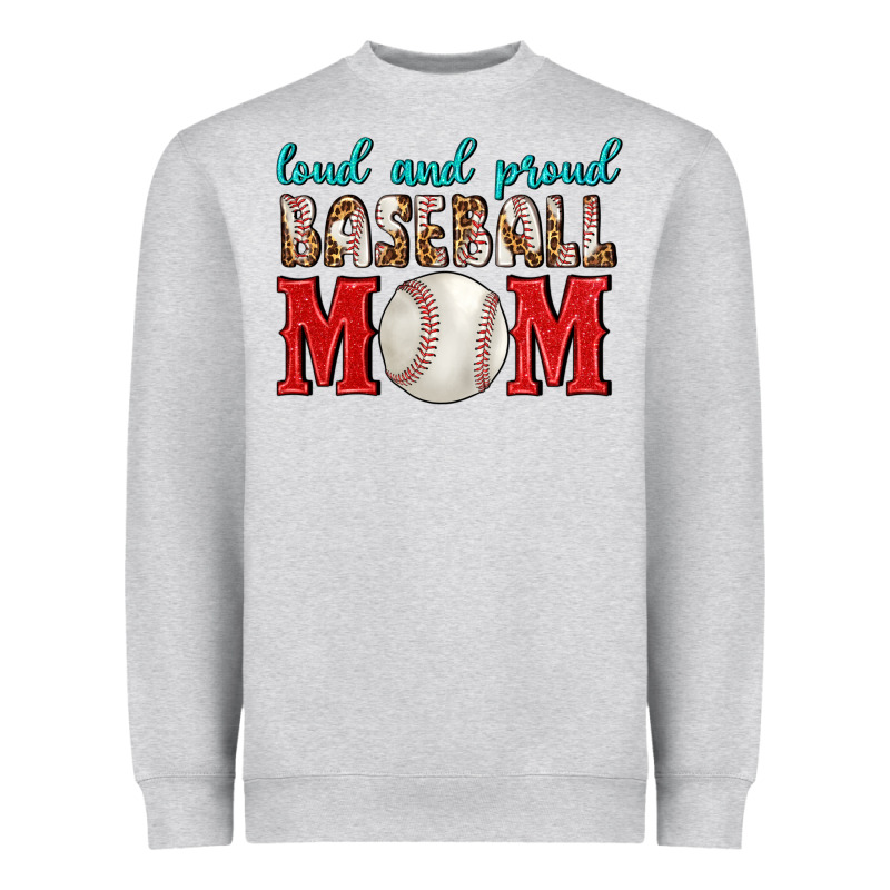 Loud And Proud Baseball Mom Heavyweight Sweatshirt by BundleAndBundleShop | Teevron