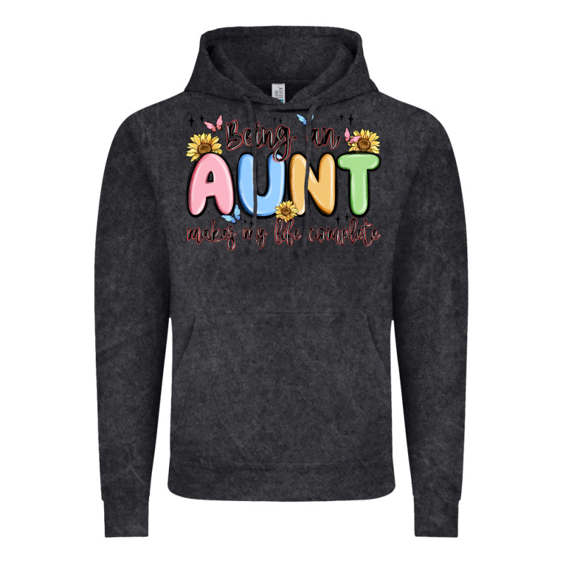 Being An Aunt Makes My Life Complete Vintage Hoodie by MaliasSmallBusiness | Teevron