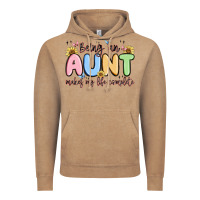 Vintage Coffee being an aunt makes my life complete Vintage Hoodie - MaliasSmallBusiness