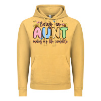 Vintage Mustard being an aunt makes my life complete Vintage Hoodie - MaliasSmallBusiness