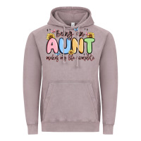 Vintage Zinc being an aunt makes my life complete Vintage Hoodie - MaliasSmallBusiness