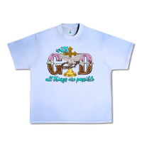 Grape Ice with god all things are possible Urban Heavy Tee - NancyCooperArtShop